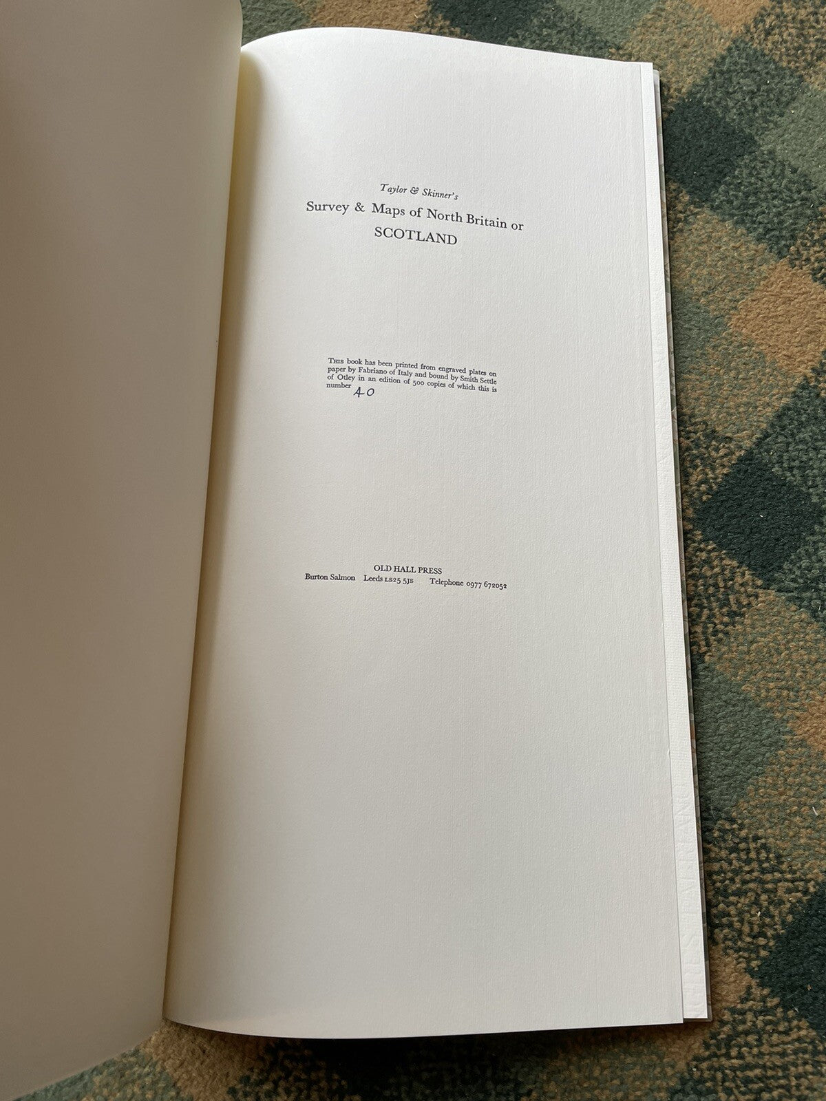 Taylor & Skinner's Survey & Maps of the Roads of North Britain or Scotland
