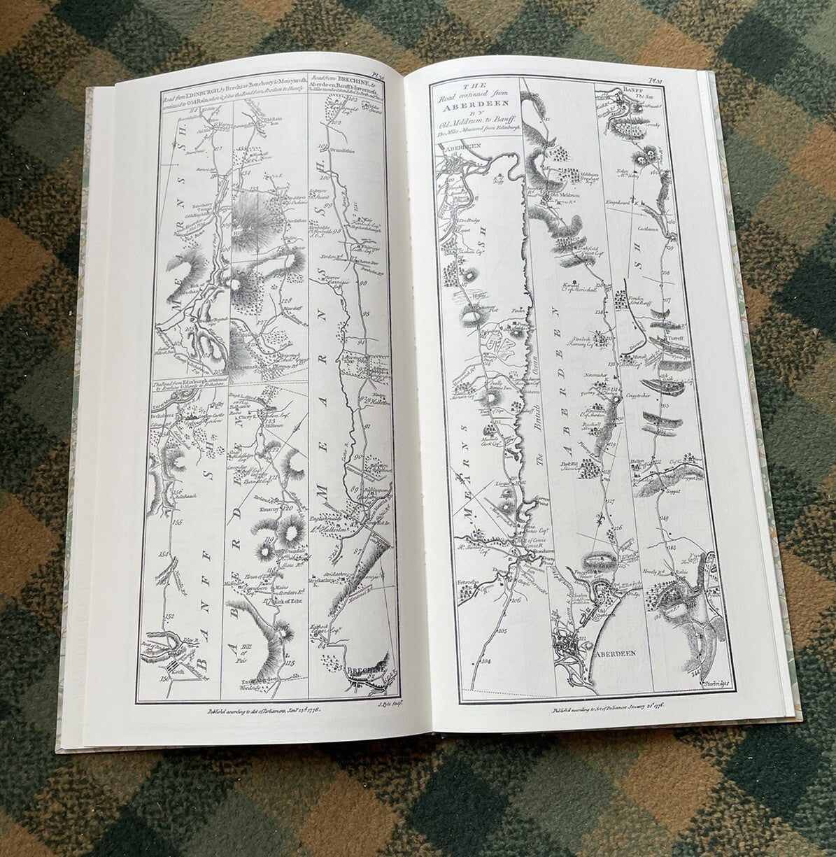 Taylor & Skinner's Survey & Maps of the Roads of North Britain or Scotland