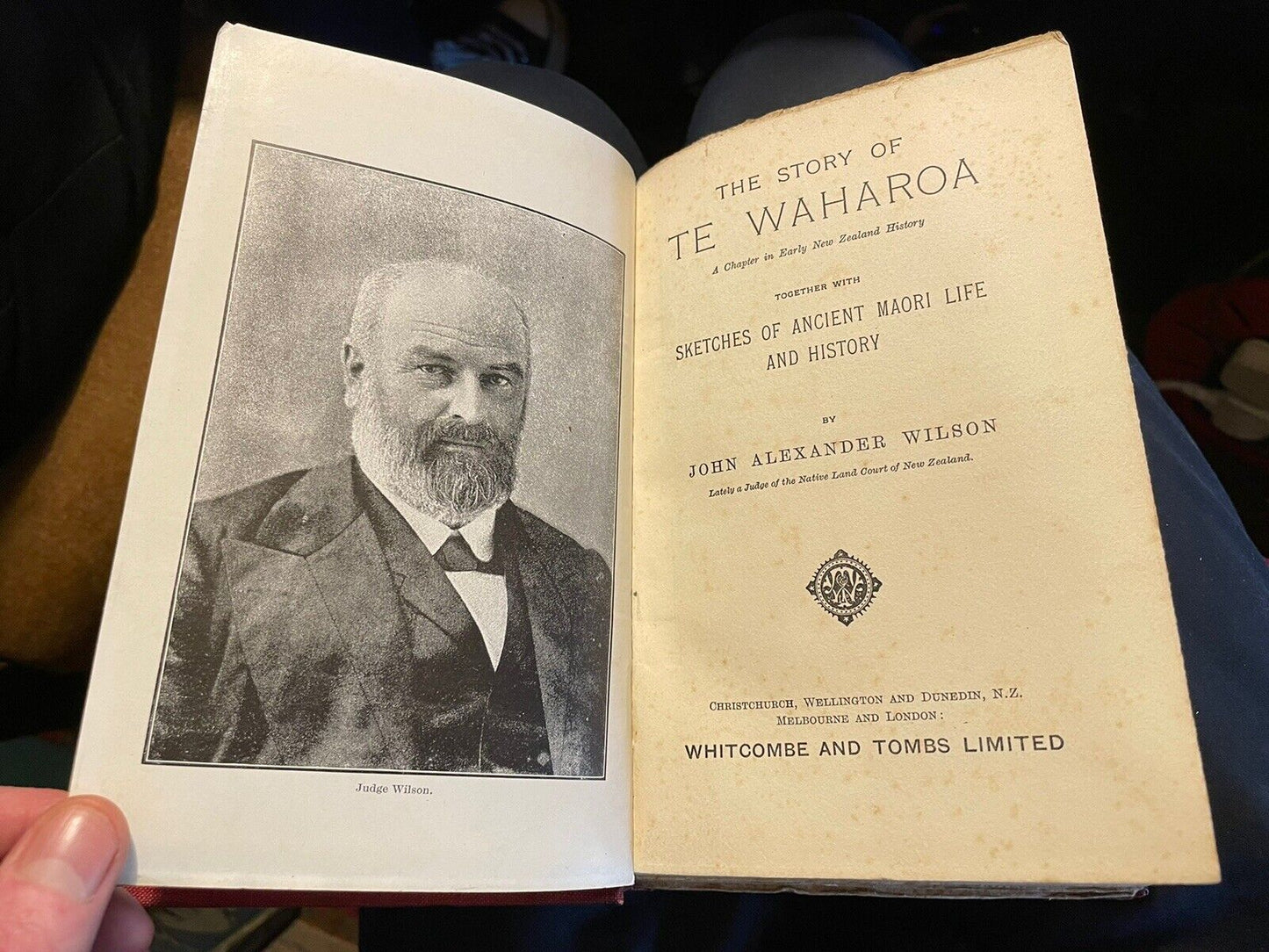 1907 The Story of Te Waharoa : New Zealand Ancient Maori History : Wilson