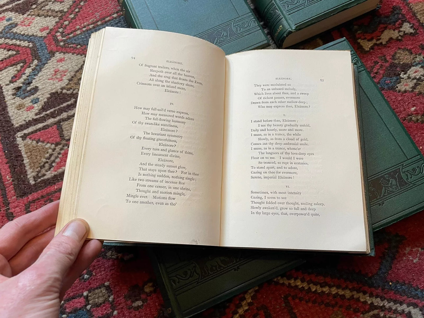 1875 The Poetical Works of Alfred Tennyson (Complete in 5 Volumes)