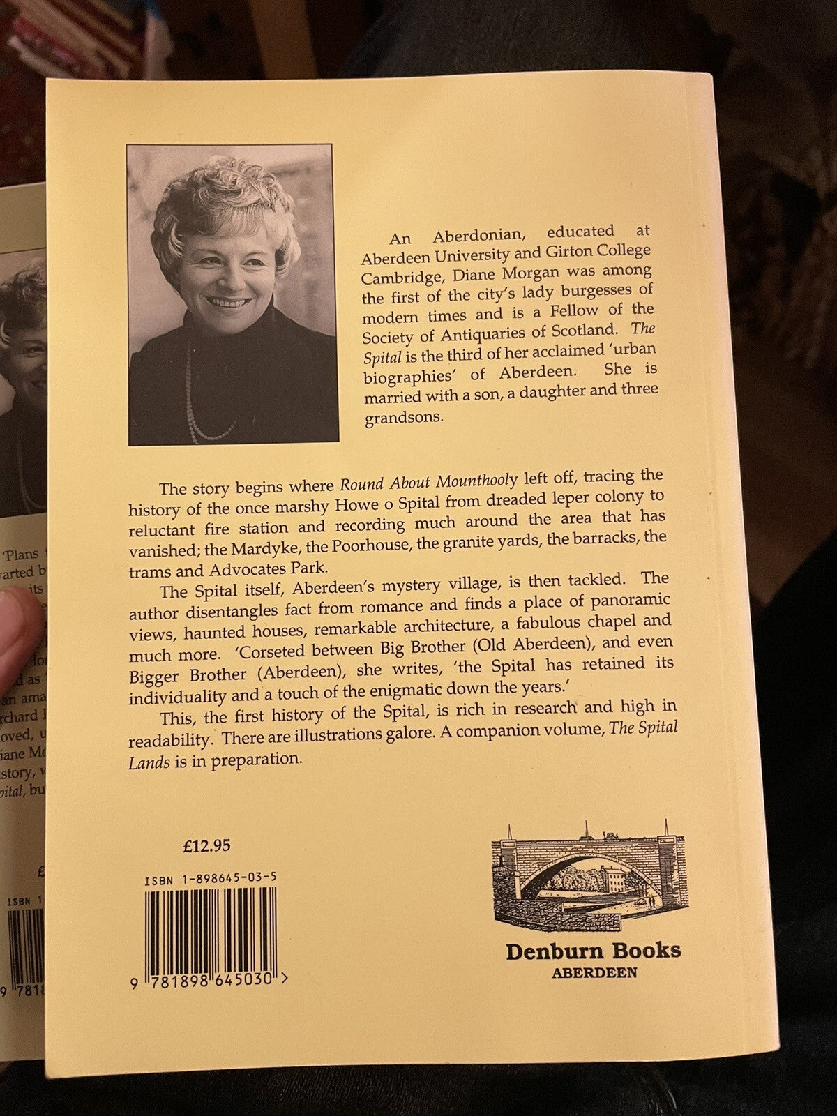 The Spital & Spital Lands : Villages of Aberdeen : Diane Morgan SIGNED : 2 Books