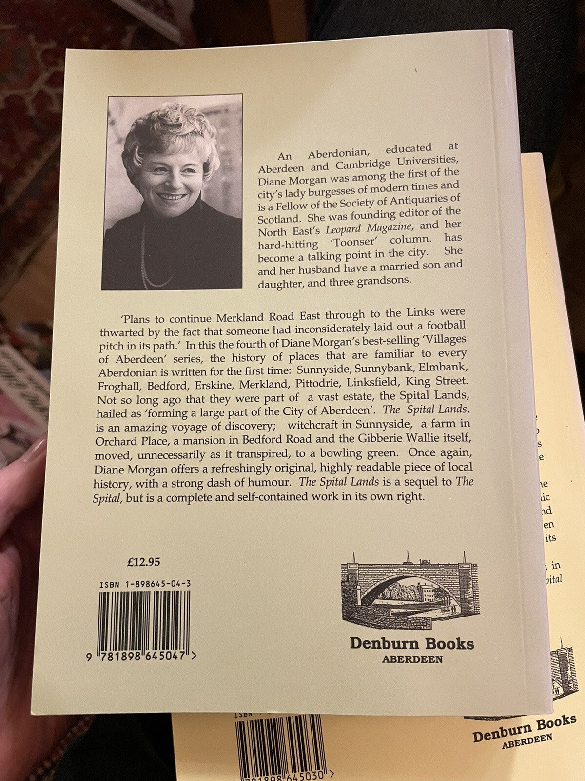 The Spital & Spital Lands : Villages of Aberdeen : Diane Morgan SIGNED : 2 Books