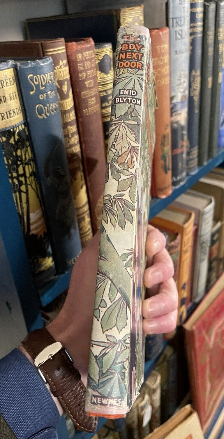 Enid Blyton : The Boy Next Door : 1st Edition 1944 : Scarce In Dust Jacket