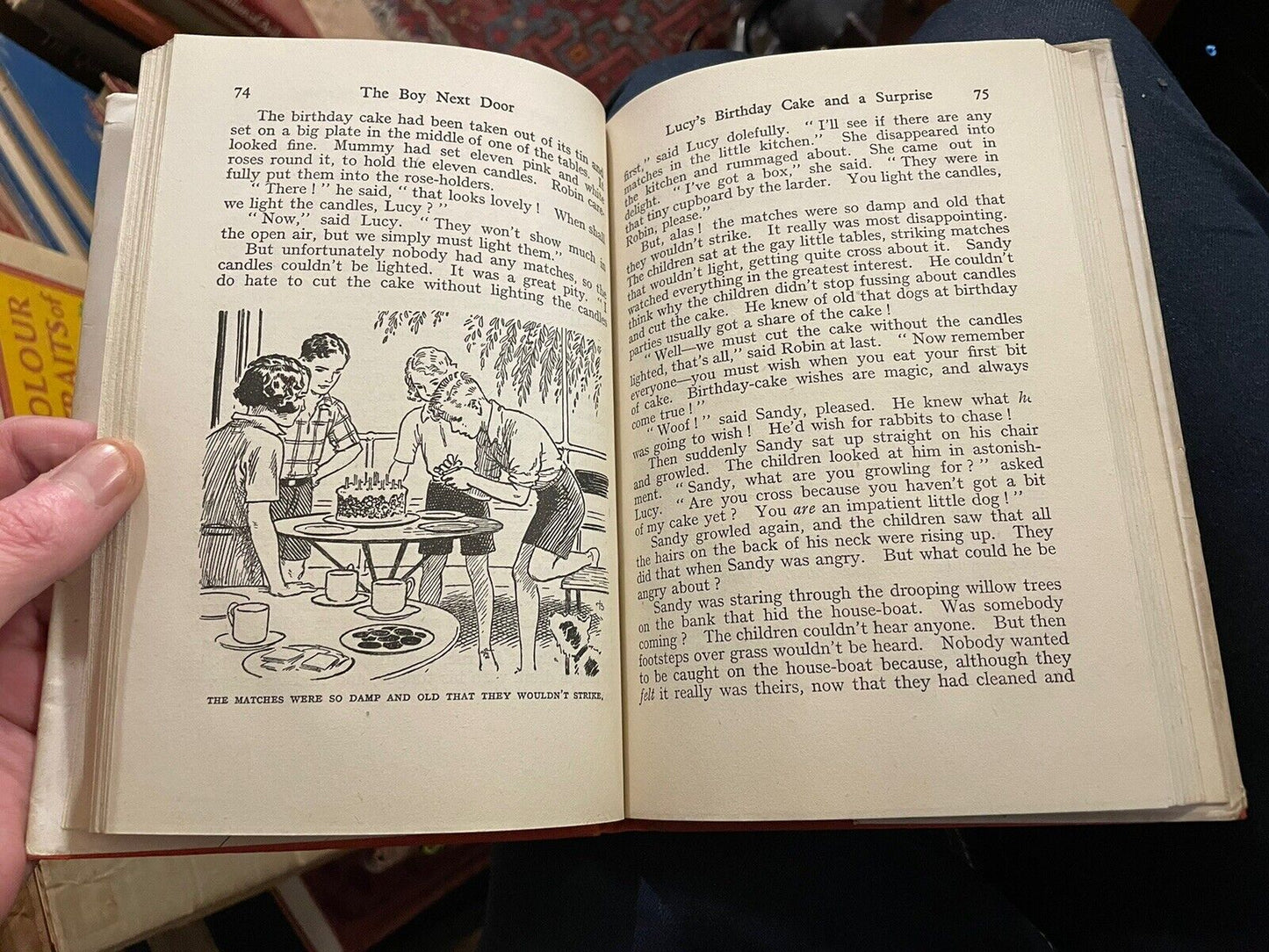 Enid Blyton : The Boy Next Door : 1st Edition 1944 : Scarce In Dust Jacket