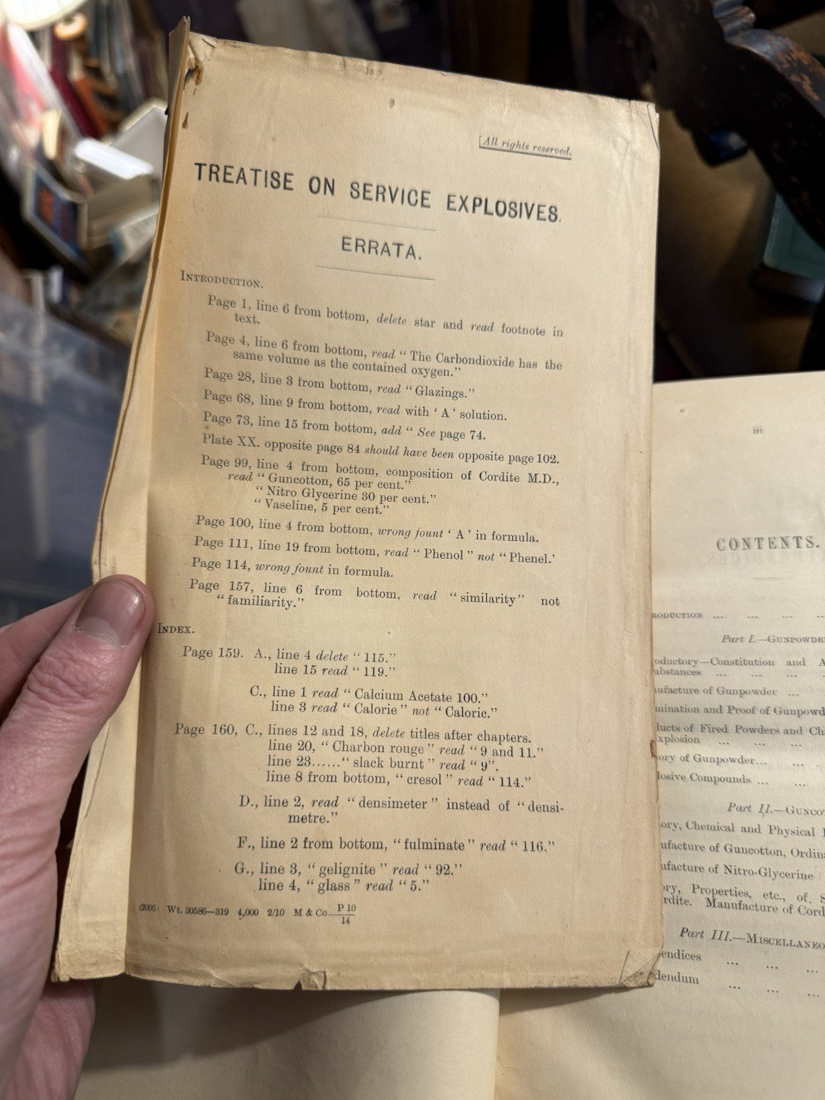 1907 : Treatise on Service Exposives : Compounds : Gunpowder : Nitro-Glycerine