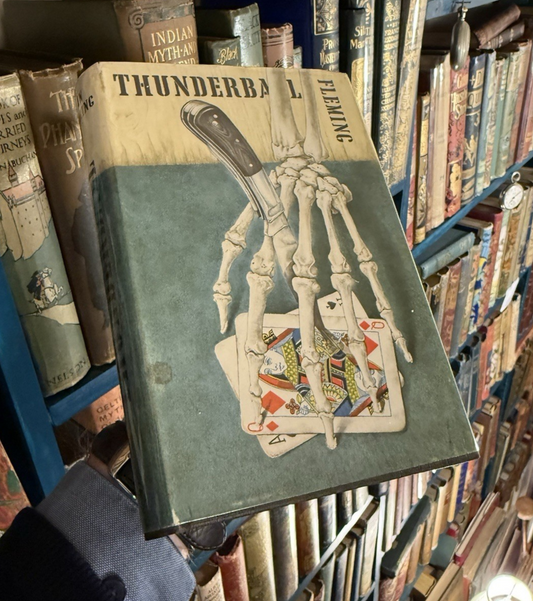 Ian Fleming : Thunderball : James Bond Novel : 1st Edition 1961 : Binding 'A'