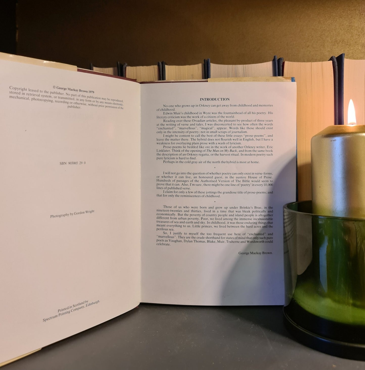 Under Brinkie's Brae, George Mackay Brown: 1st Edition: Orkney Scotland : Poetry