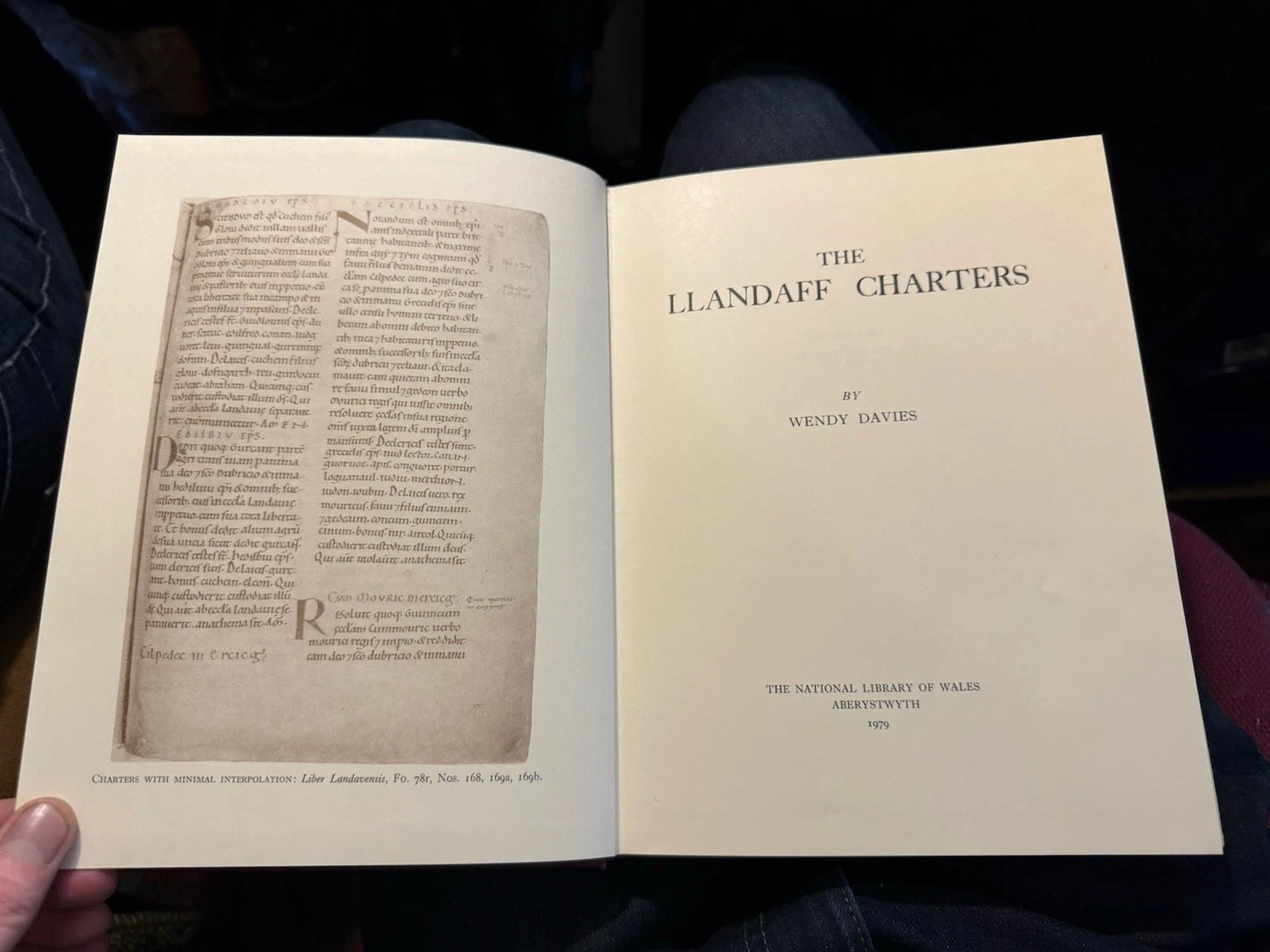1979 The Llandaff Charters : Wendy Davies : Historical Llandaff in Wales