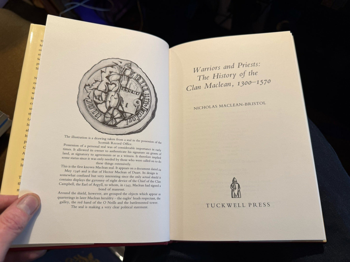 Warriors and Priests : History of the Clan Maclean 1300-1570 Scotland