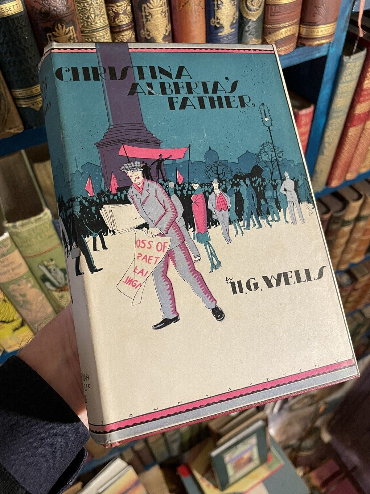 H G Wells : Christina Alberta's Father : 1st /1st Edition 1925 : Dust Jacket