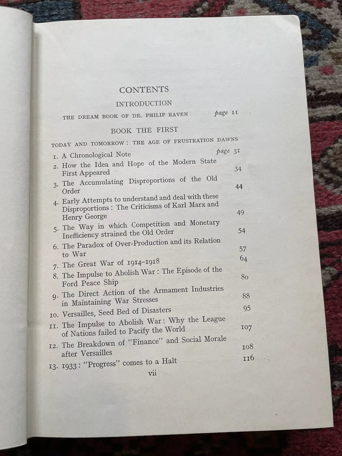 H.G. Wells : The Shape of Things to Come : 1st/1st 1933 in Original Jacket