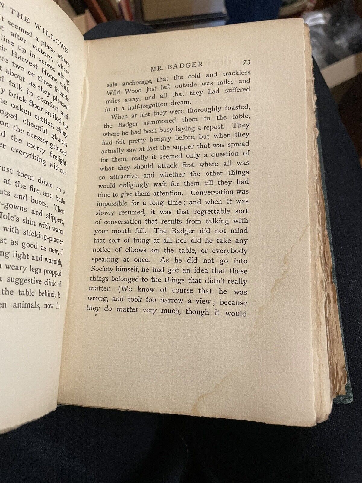 1908 The Wind in The Willows (Second Edition) Kenneth Grahame : Good Copy