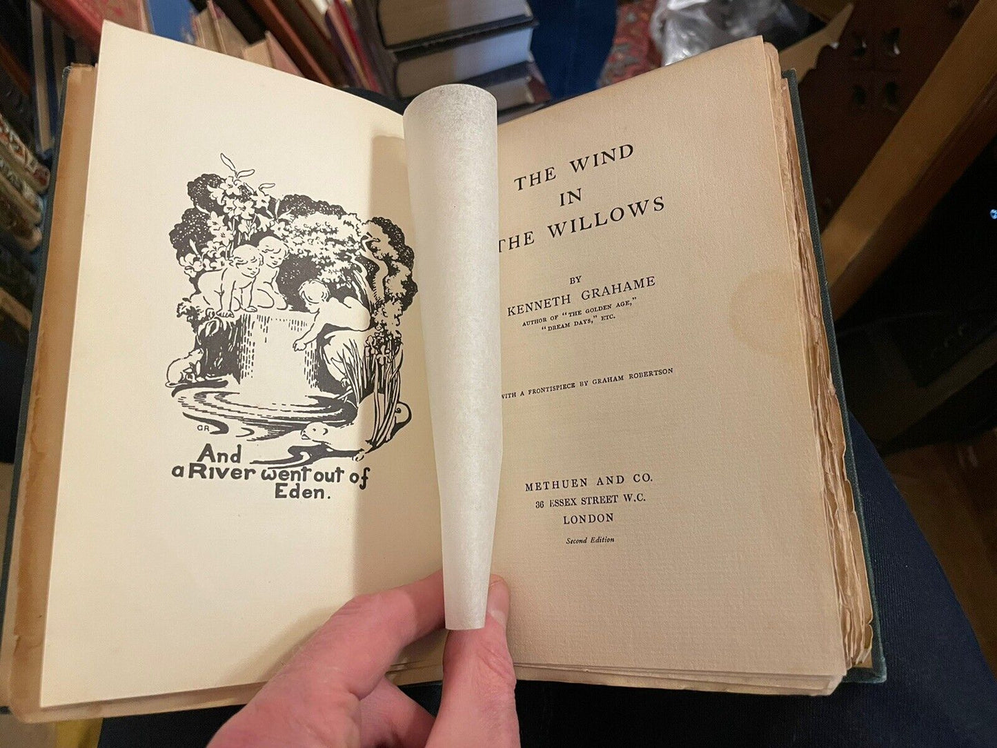 1908 The Wind in The Willows (Second Edition) Kenneth Grahame : Good Copy