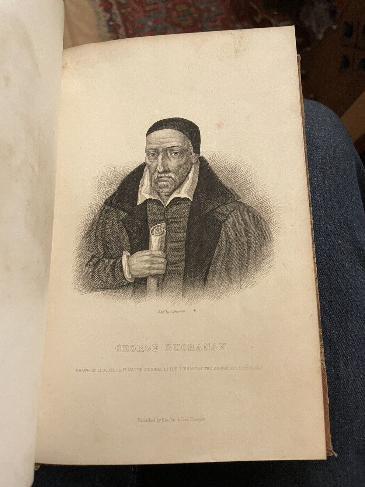 c1850 Series of 41 Engraved Portraits of Scottish Worthies : Steel Engravings