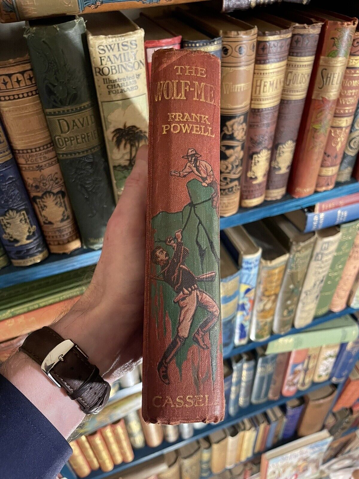 1906 The Wolf-Men : Frank Powell : Underground Werewolf-Like Race : Hollow Earth