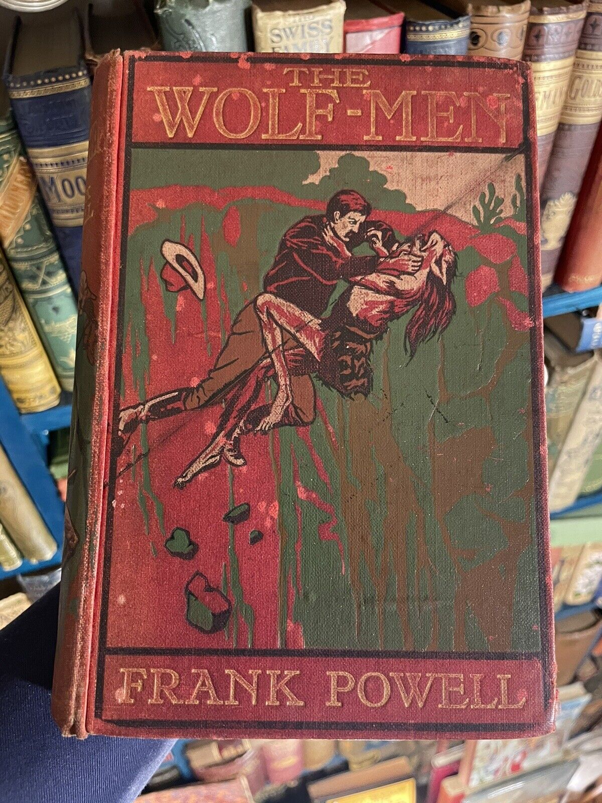 1906 The Wolf-Men : Frank Powell : Underground Werewolf-Like Race : Hollow Earth