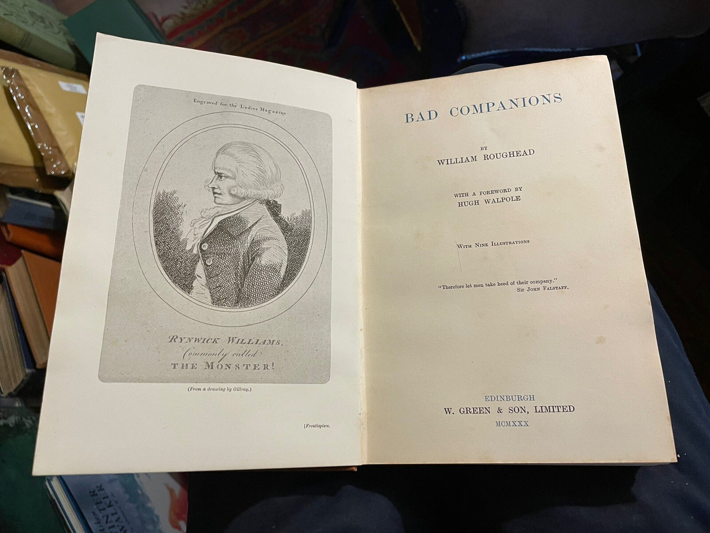 William Roughead : Bad Companions : True Crime : Criminal Trials : 1st Ed 1930