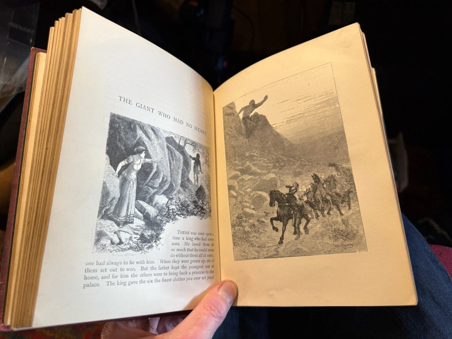 1881 Round the Yule Log : Norwegian Folk & Fairy Tales : Inscribed by Translator