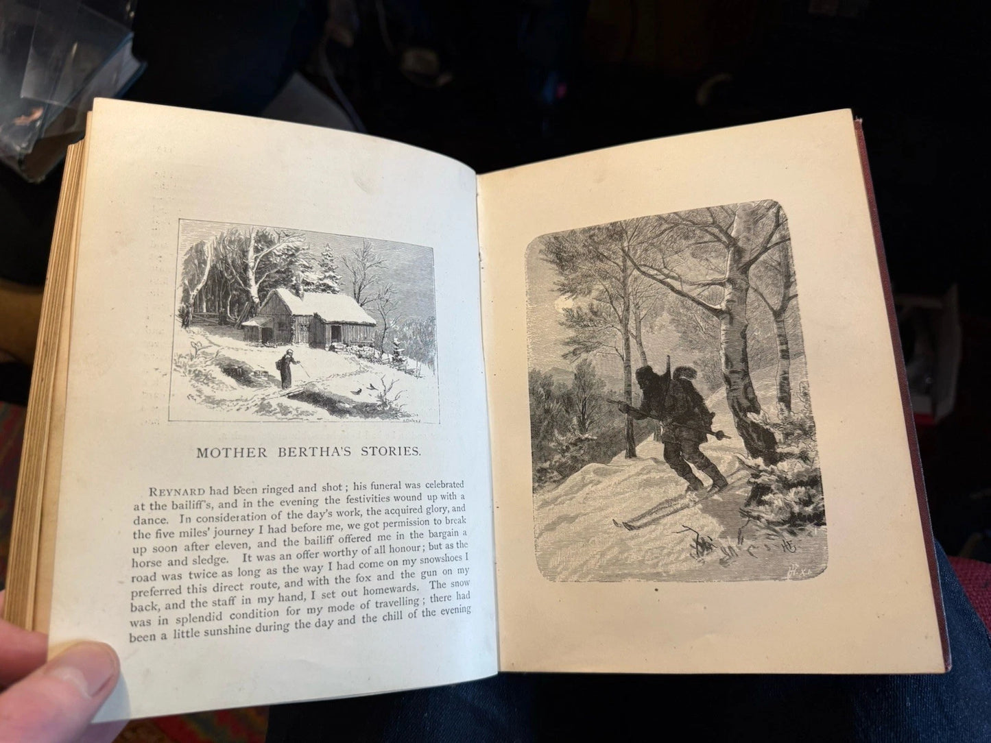 1881 Round the Yule Log : Norwegian Folk & Fairy Tales : Inscribed by Translator
