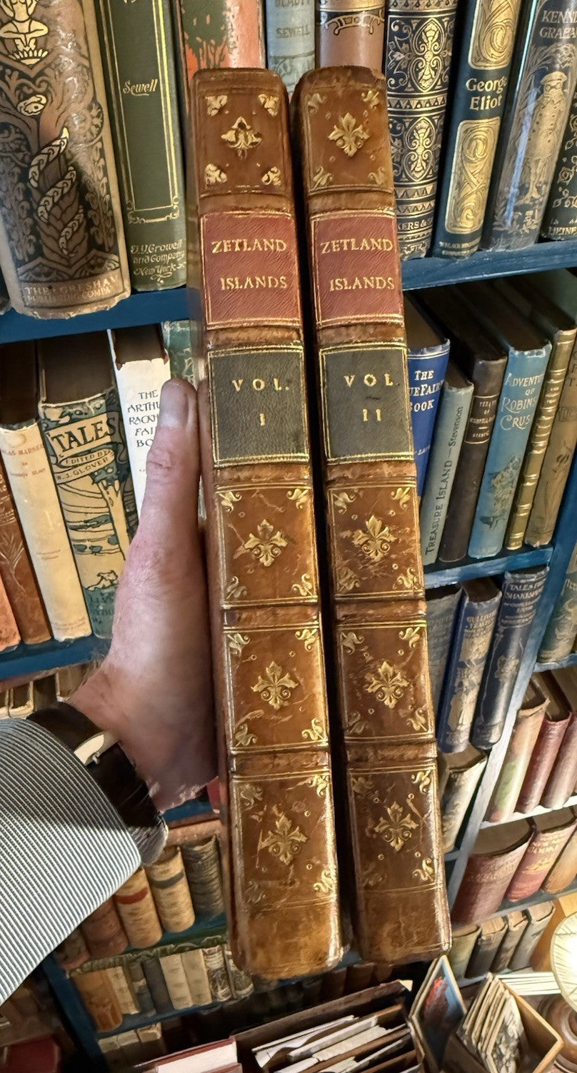 1809 Edmondston : Zetland Islands (2 Volumes) History Shetland Scotland