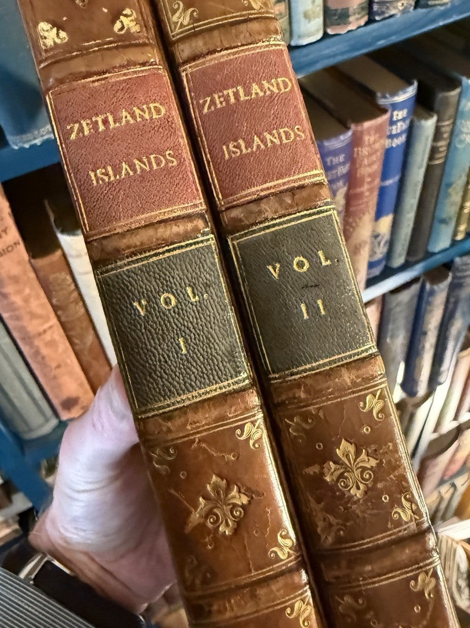 1809 Edmondston : Zetland Islands (2 Volumes) History Shetland Scotland