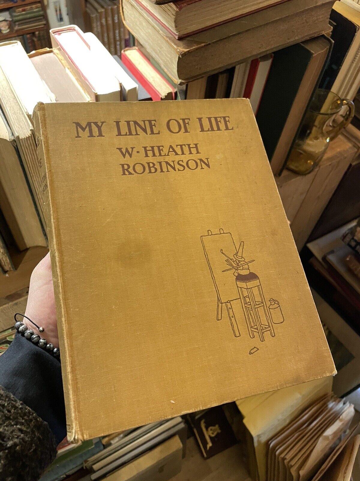 W. HEATH ROBINSON - MY LINE OF LIFE  1st Edition 1938 CHILDRENS BOOK ILLUSTRATOR