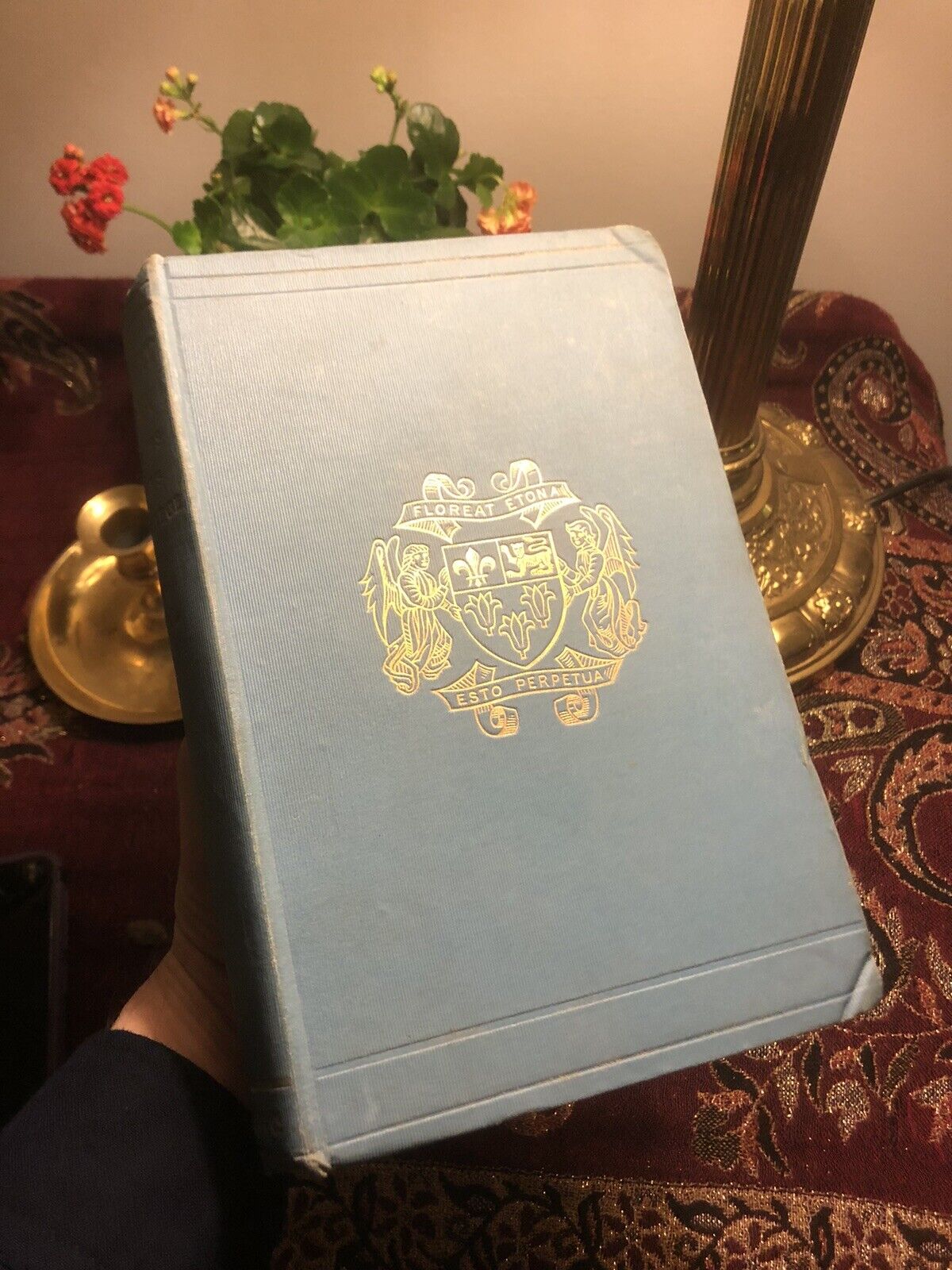 1911 FLOREAT ETONA Eton College SIGNED BY RALPH NEVILL to POET DOUGLAS AINSLIE