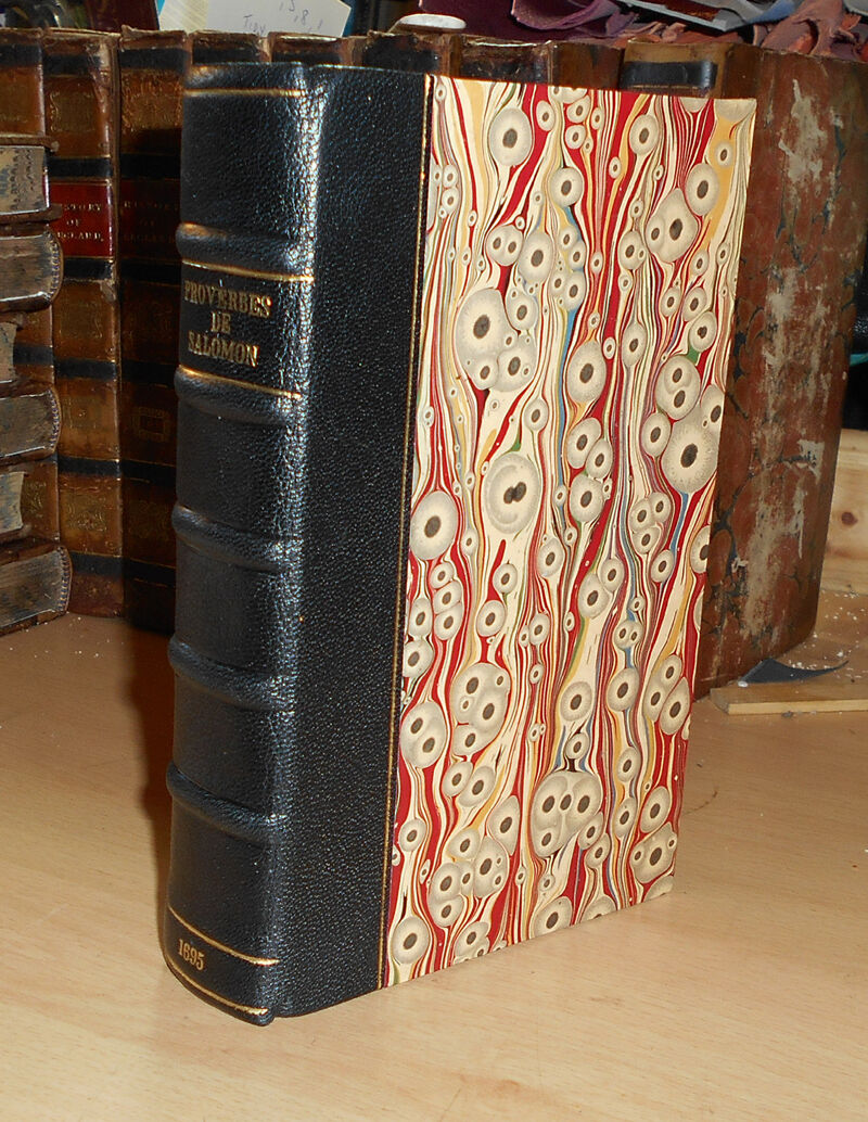 1695 Proverbes de Salomon - (Solomon son of David) Proverbs in Latin & French