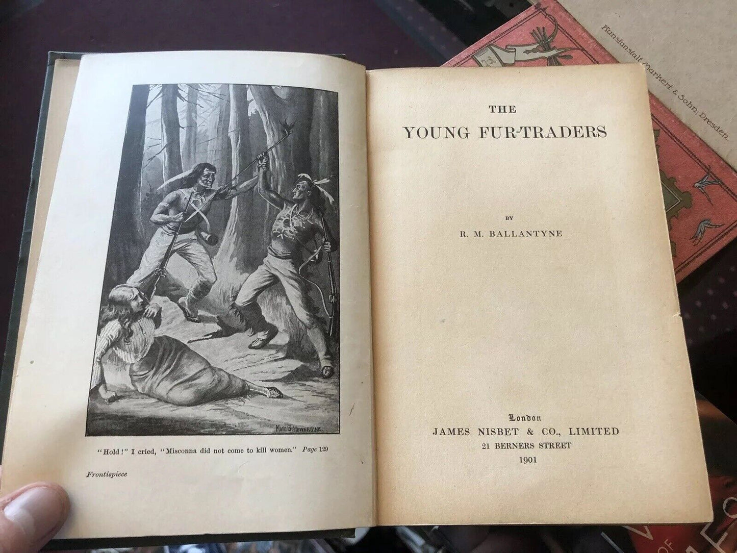 THE YOUNG FUR TRADERS - R M Ballantyne - ILLUSTRATED 1901