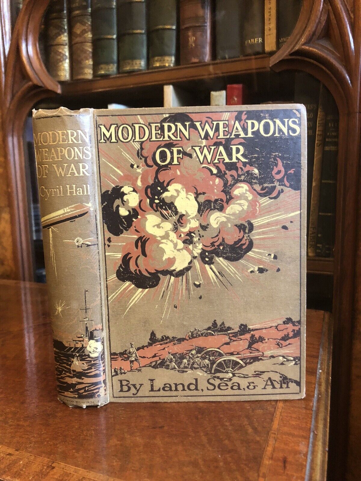 1915 Modern Weapons of War ( WWI ) Military Combat Submarines Guns Mines Battle