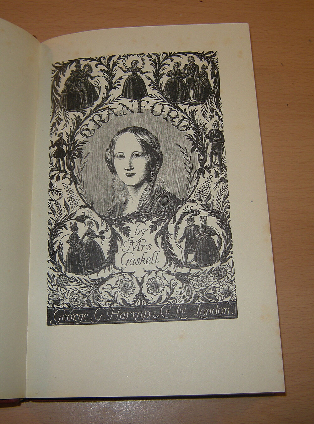 1948 Cranford / Mrs Gaskell / Classic Literature / Joan Hassall Wood Engravings