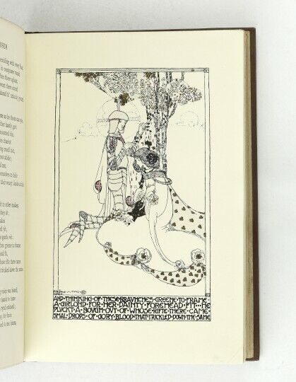 1907 : POEMS OF SPENSER Caxton JESSIE M. KING (8 Plates) Art Nouveau Covers VGC