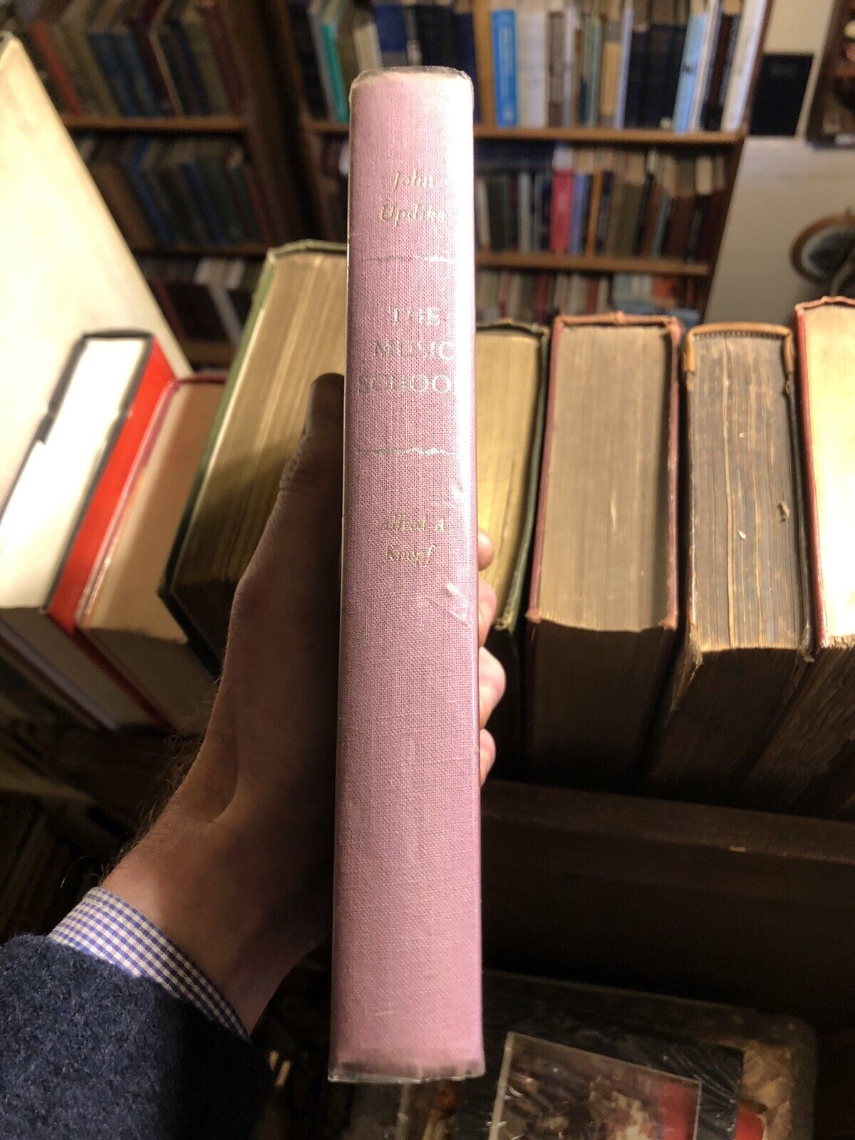 The Music School : John Updike INSCRIBED & SIGNED BY UPDIKE to Geoffrey Gorer