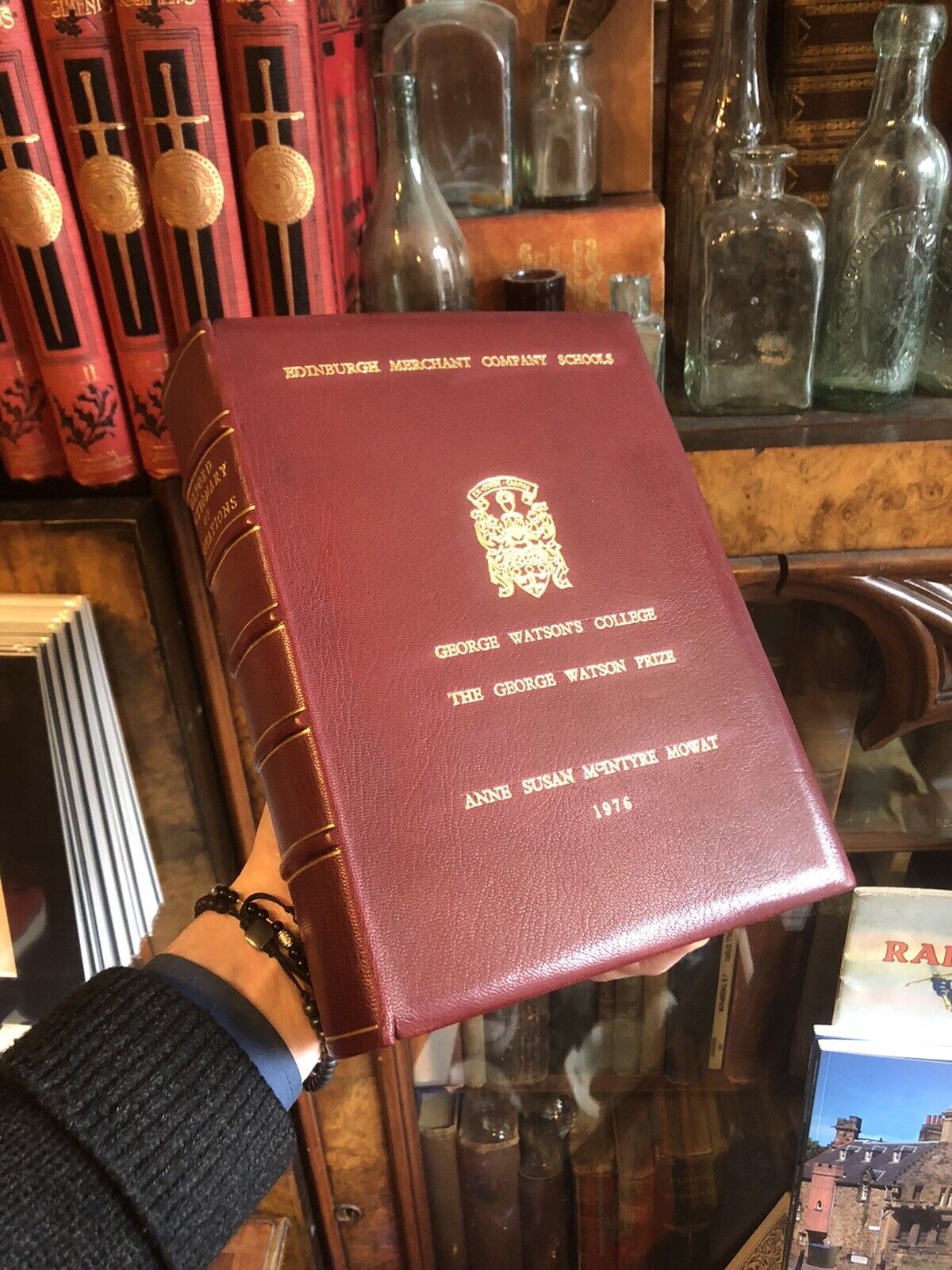 Oxford Dictionary of Quotations : Fine Binding : George Watson Prize Edinburgh