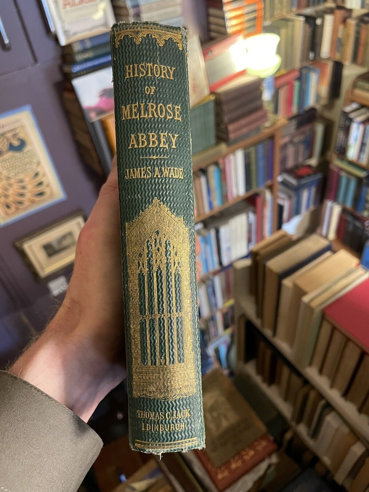 1861 Wade's History of St Marys Abbey Melrose : Monastery : History Scotland