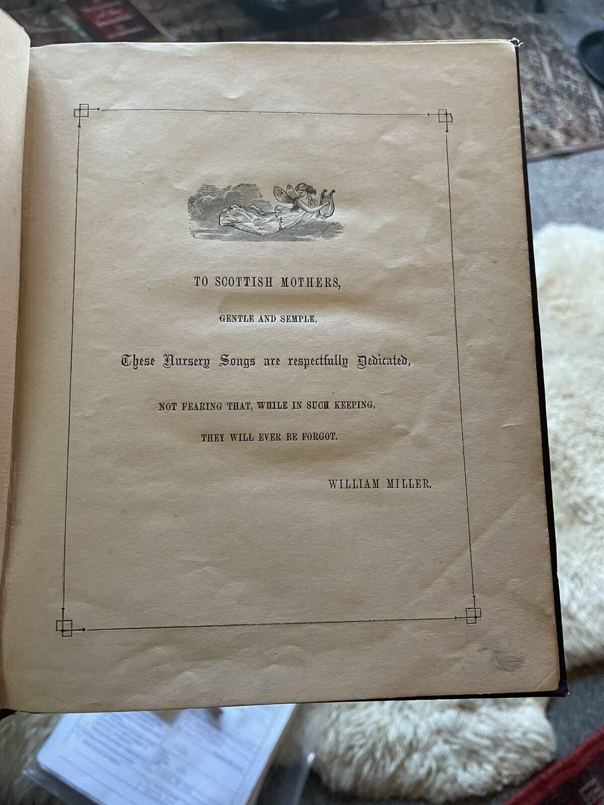 William Miller (Laureate) Scottish Nursery Songs (Rhymes) : Wee Willie Winkie : 1st Edition 1863