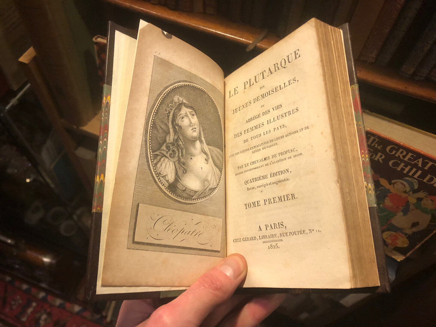 1825 Le Plutarque des Jeunes Demoiselles : Plutarch : Greek Philosophy