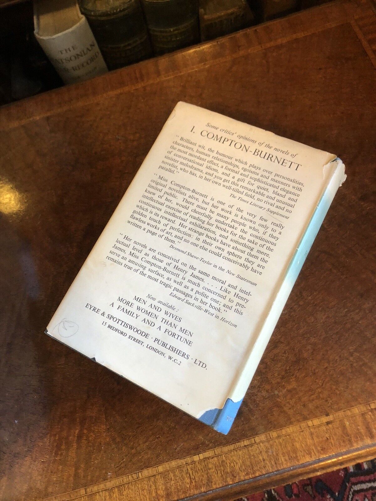 Ivy Compton-Burnett : A Family and a Fortune : HB in Dust Wrapper 1940s