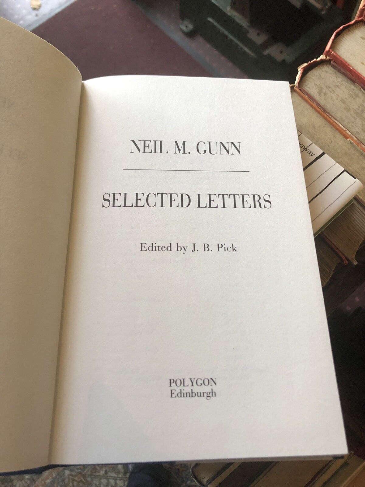 NEIL M. GUNN Selected Letters - Scottish Renaissance of the 1920s & 30s