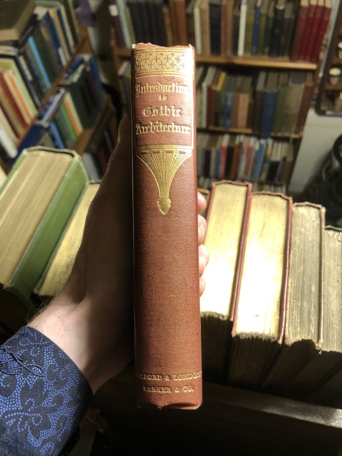 1906 Introduction to the Study of Gothic Architecture : John Henry Parker