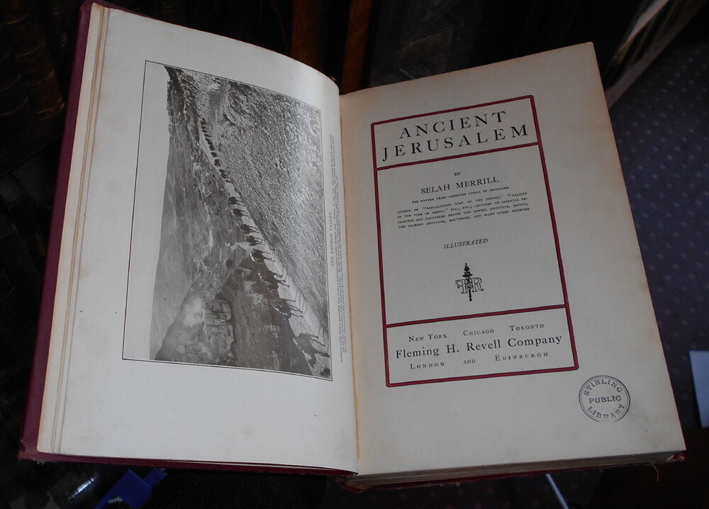 Merrill's Ancient Jerusalem Mystical Occult Middle East History / Myth & Legend