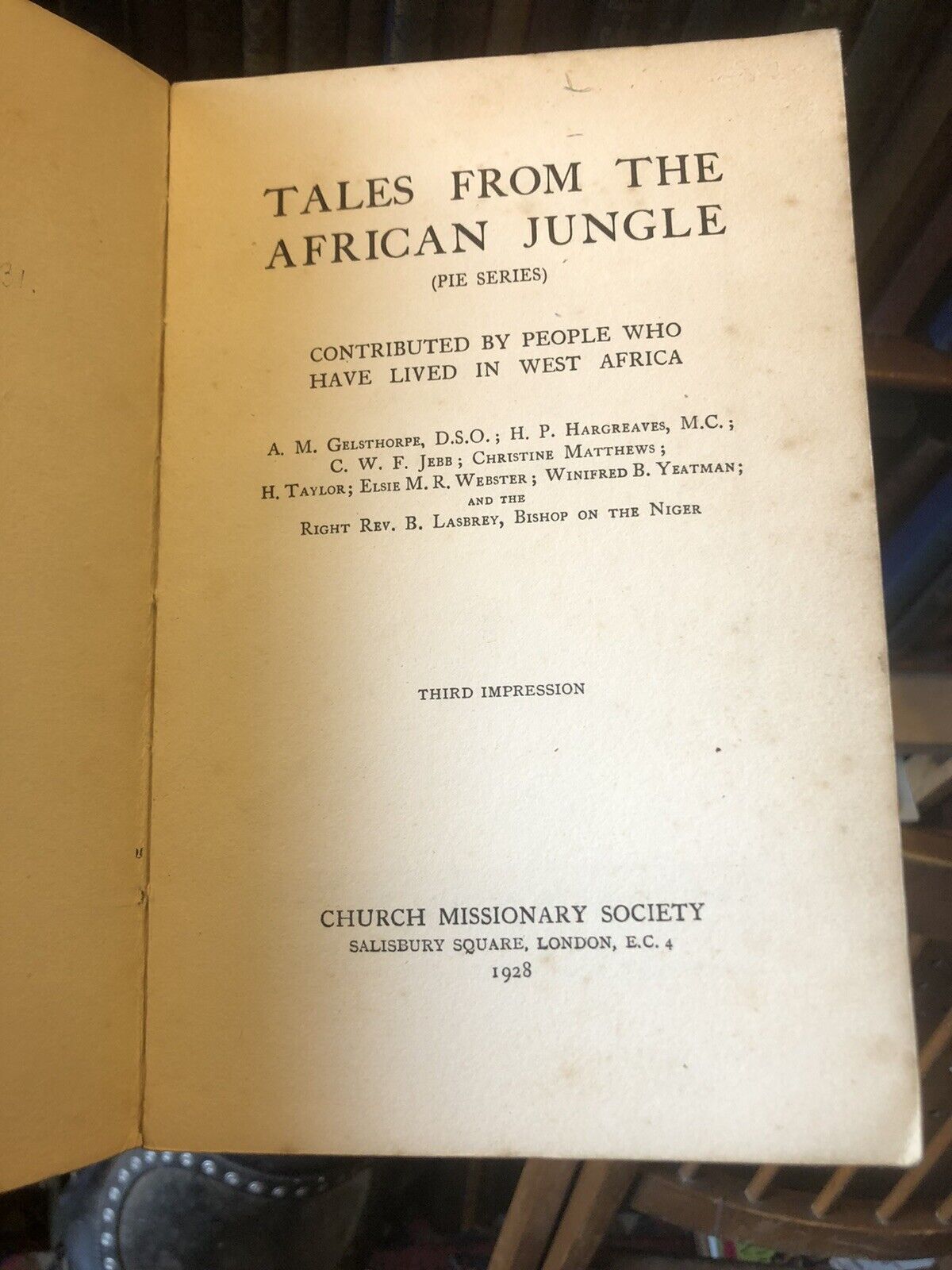 1928 Tales from the African Jungle : Soldier Ants : Mangrove Swamps Africa