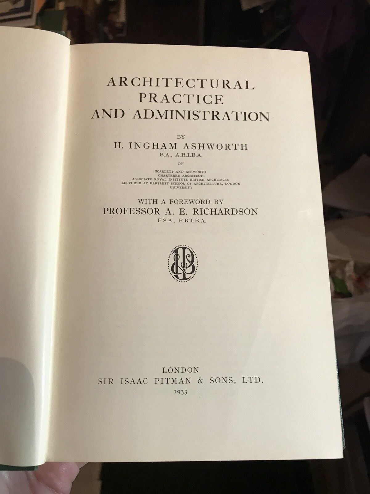 Ashworth's ARCHITECTURAL PRACTICE AND ADMINISTRATION Architecture Engineering
