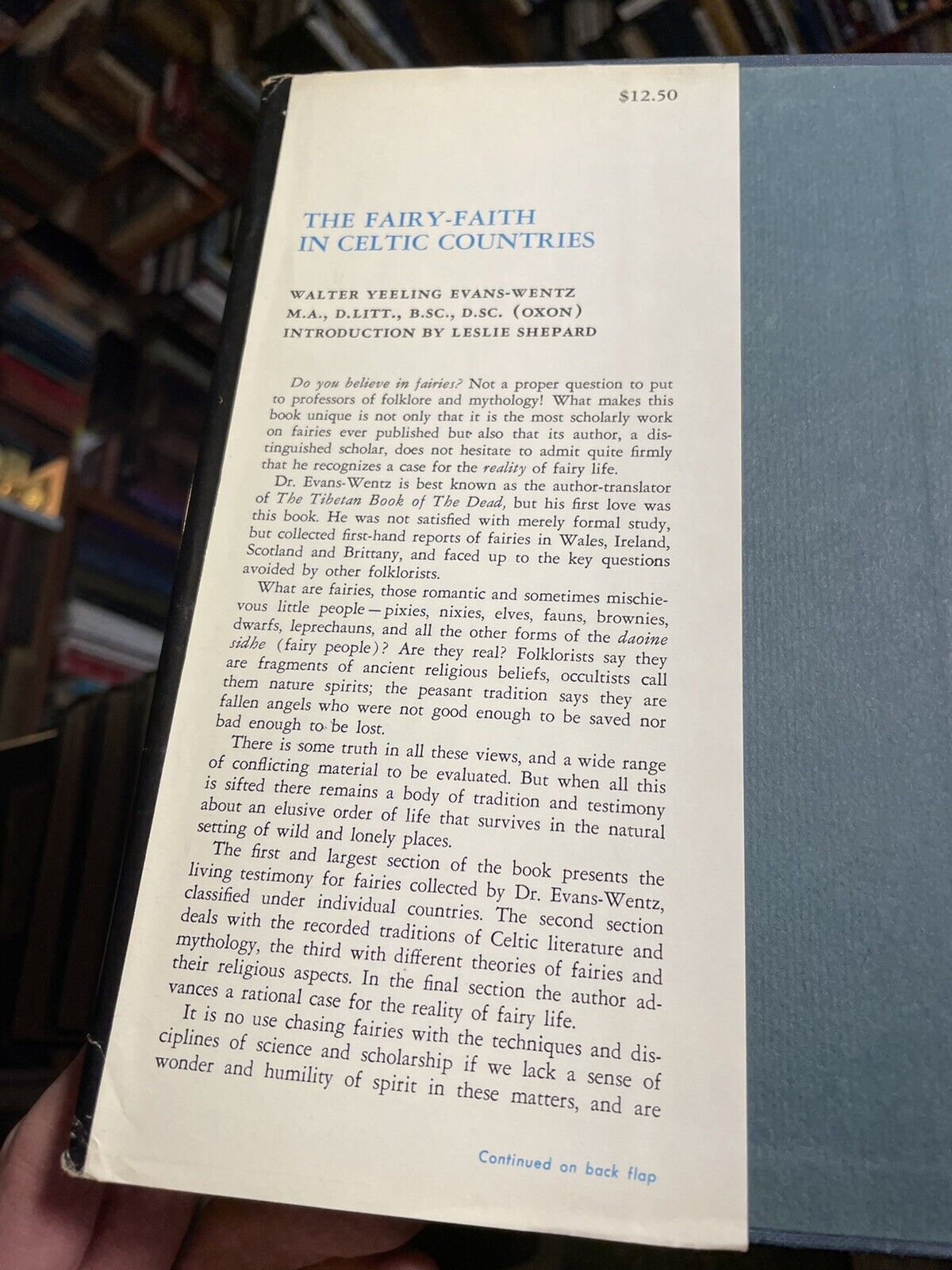 The Fairy Faith In Celtic Countries : Evans-Wentz : Folklore Mythology Fairies