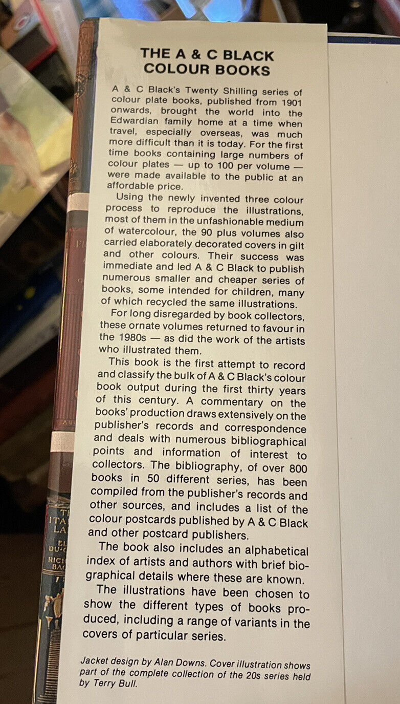 THE A & C BLACK COLOUR BOOKS Colin Inman BOOK COLLECTING Illustrated Series VGC