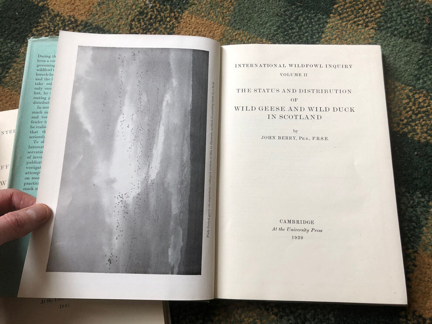 1939 Distribution of Wild Geese and Wild Duck in Scotland (2 vols) Ornithology