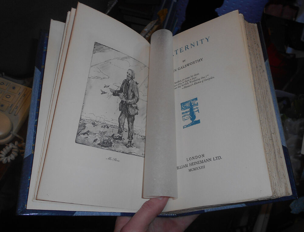1923 JOHN GALSWORTHY - Fraternity - Lovely Fine Binding - Limited Ed