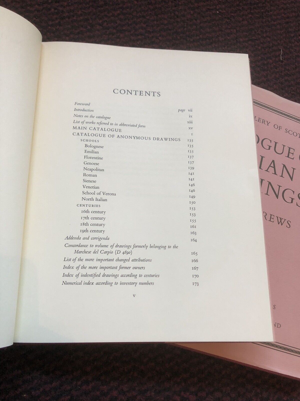Catalogue of Italian Drawings (2 Volumes) Keith Andrews - Cambridge University