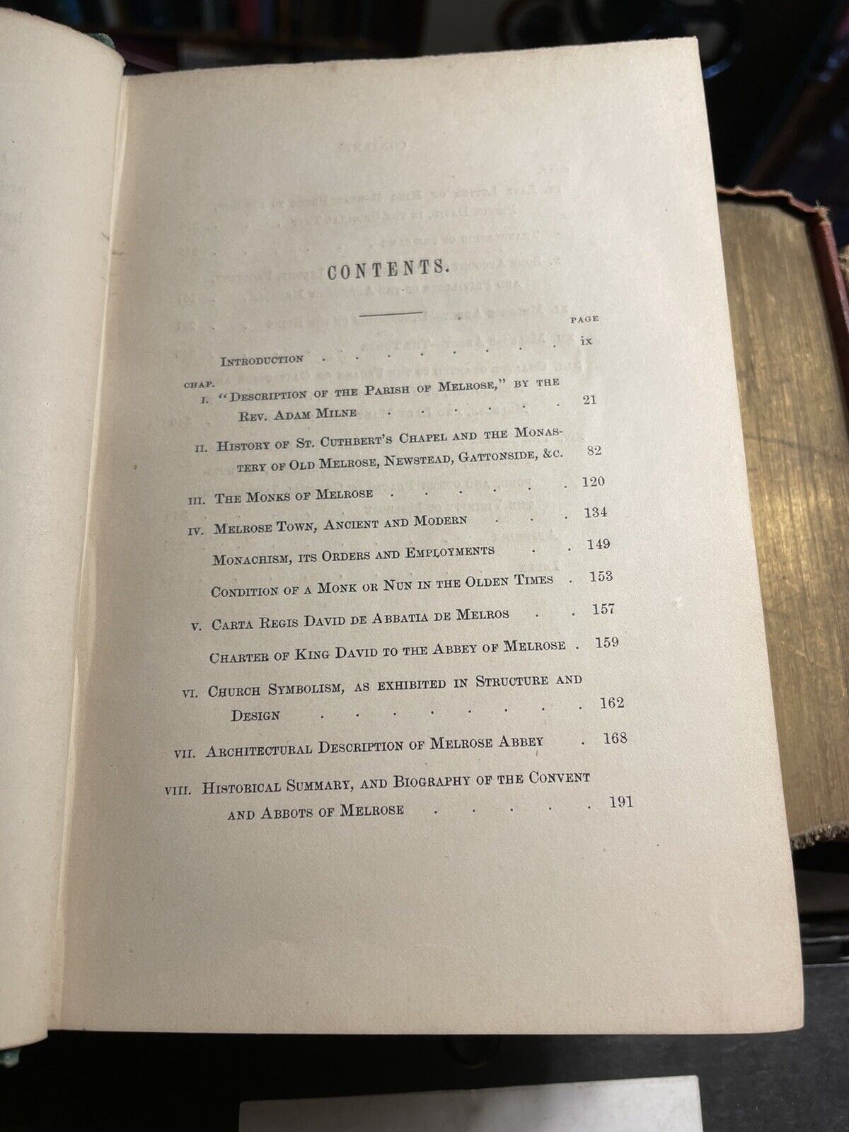 1861 Wade's History of St Marys Abbey Melrose : Monastery : History Scotland