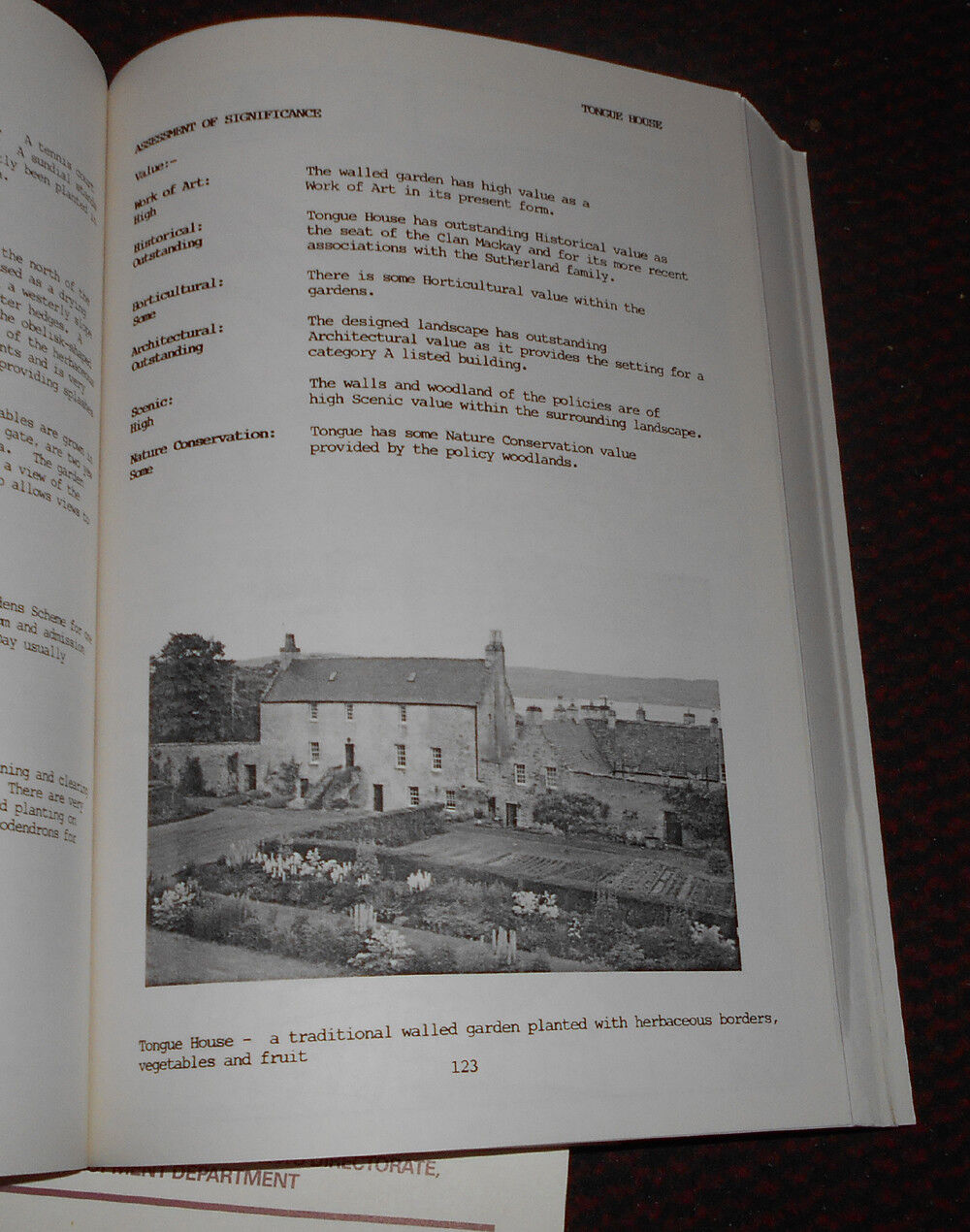 An Inventory of Gardens and Designed Landscapes in Scotland / Orkney Grampians